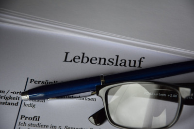 Lebenslauf Nahaufnahme