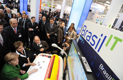 Messestand auf der CeBit